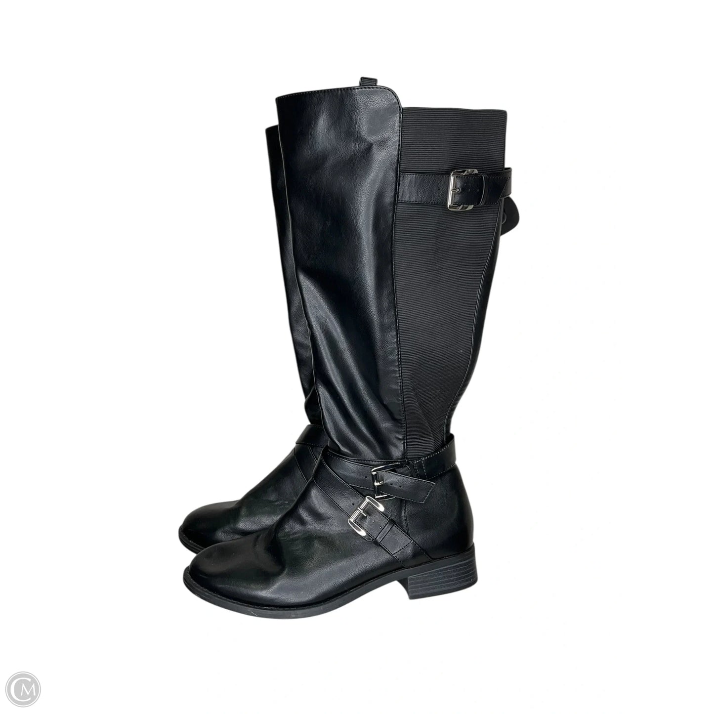 Boots Knee Flats By Torrid In Black, Size: 11.5