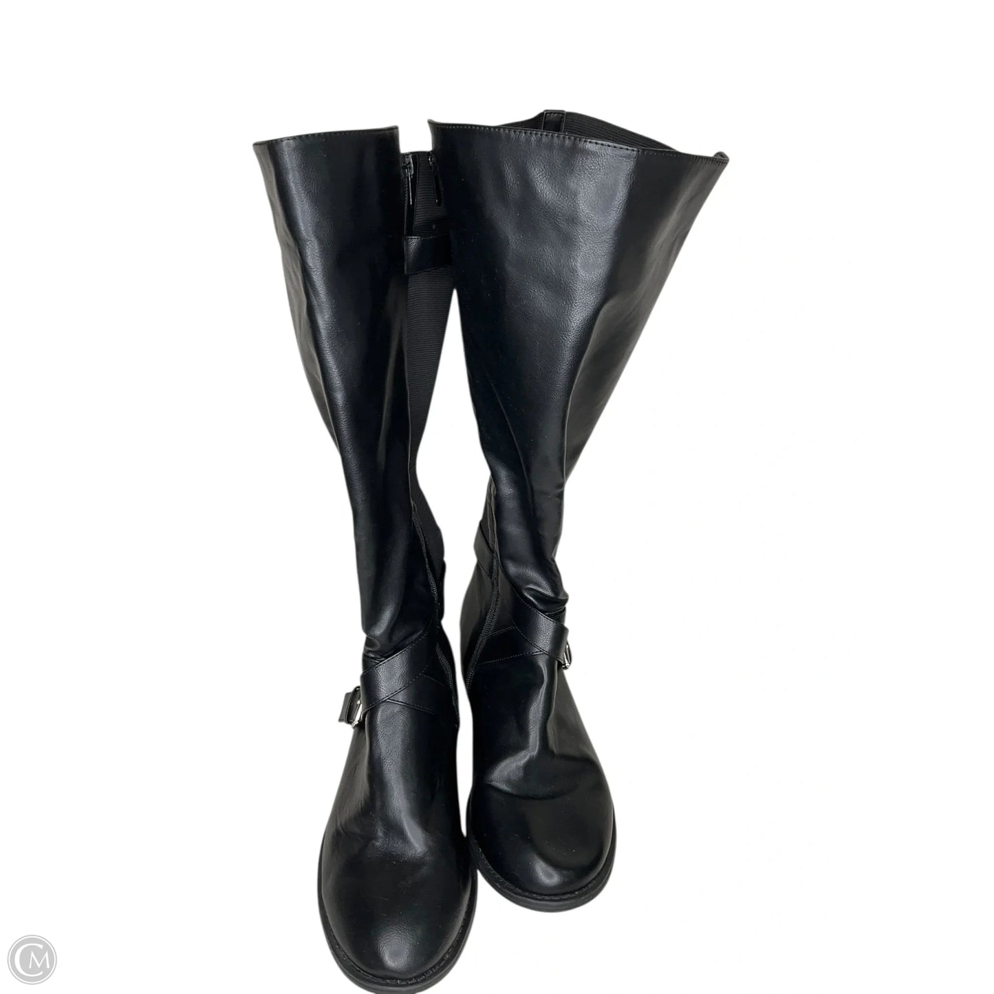 Boots Knee Flats By Torrid In Black, Size: 11.5