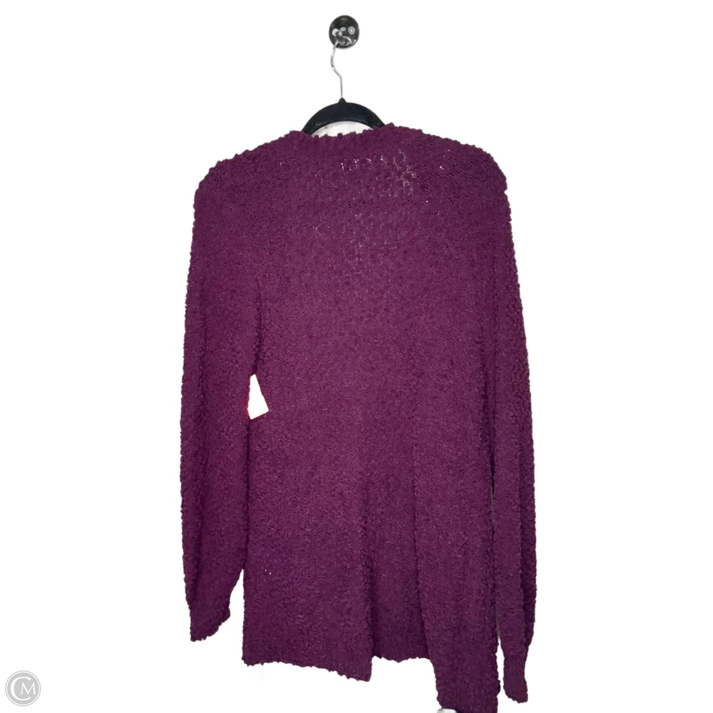 Cardigan By Zenana In Purple, Size: S
