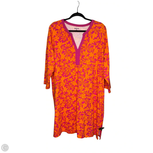 Dress Casual Maxi By Lands End In Floral Print, Size: 2x