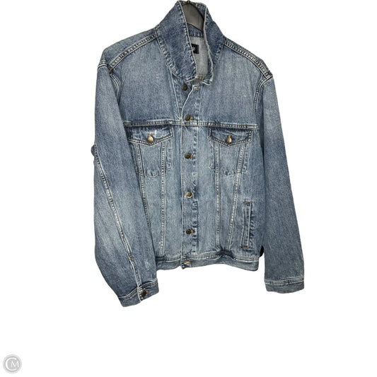 Jacket Denim By Madewell In Blue Denim, Size: Xl