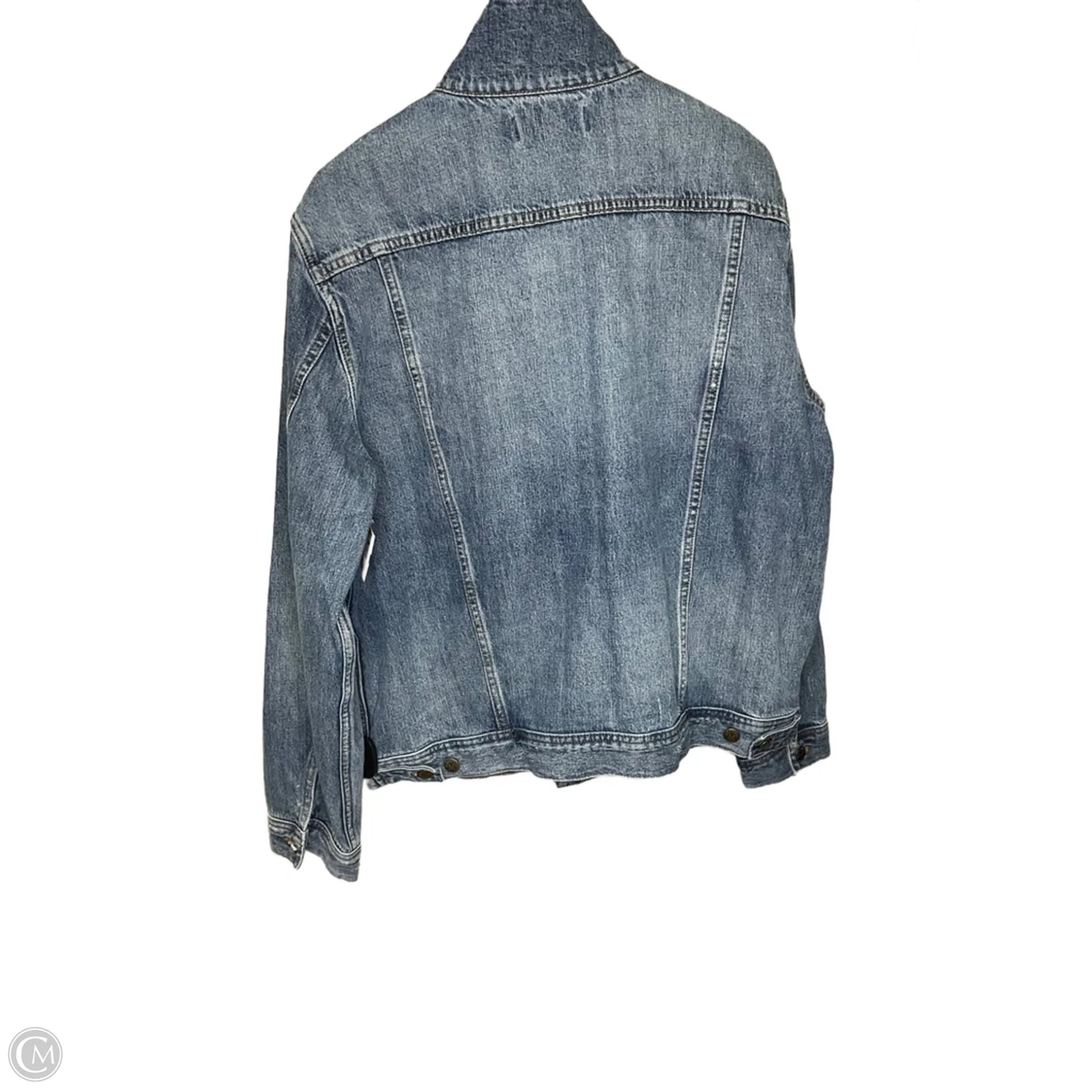 Jacket Denim By Madewell In Blue Denim, Size: Xl