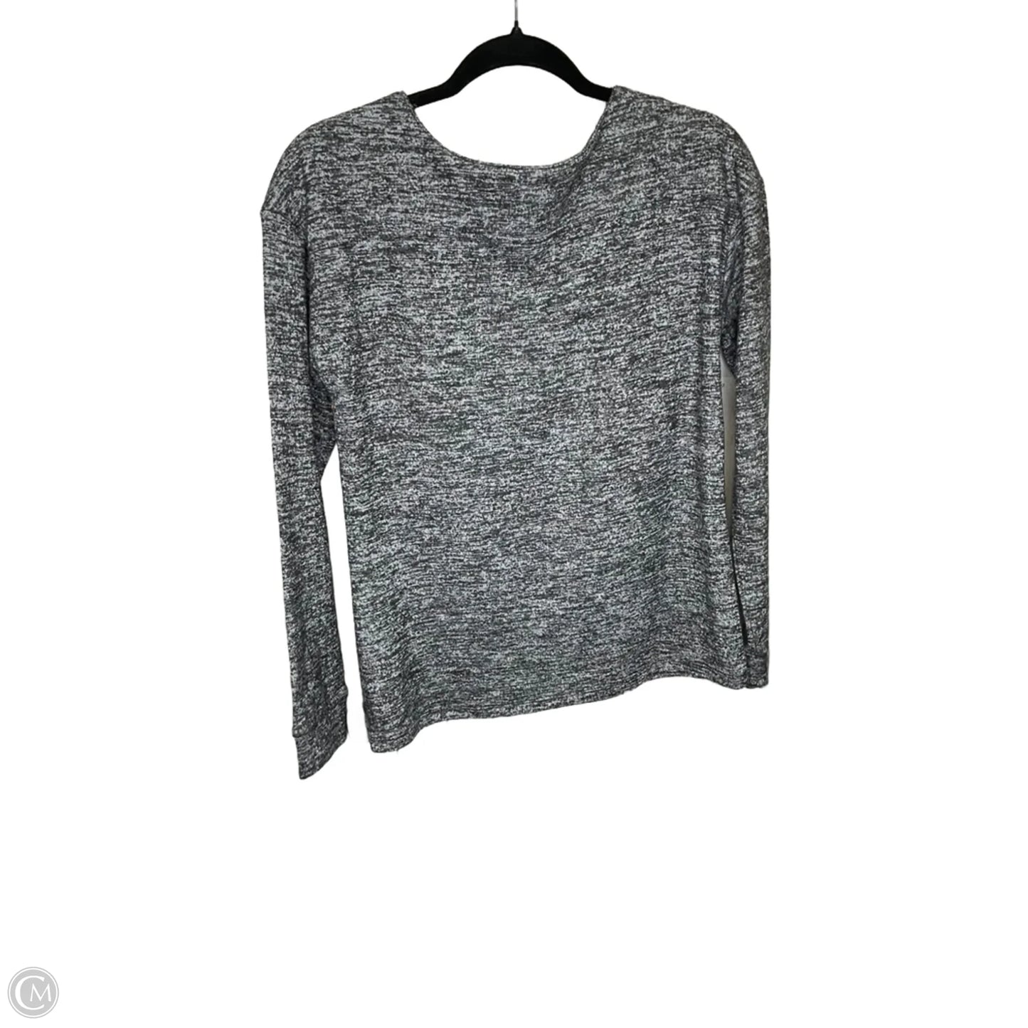 Top Long Sleeve By Cable And Gauge In Grey, Size: S