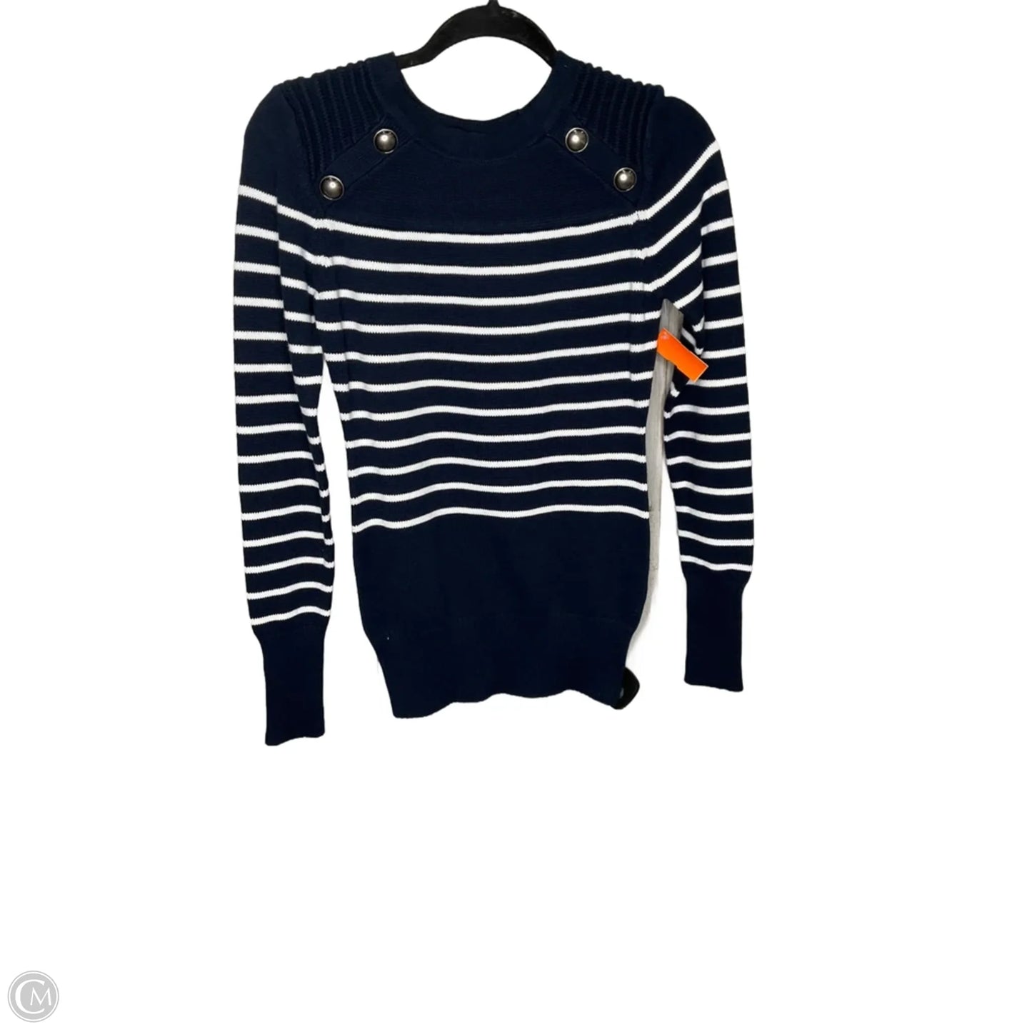 Sweater By Clothes Mentor In Navy, Size: M