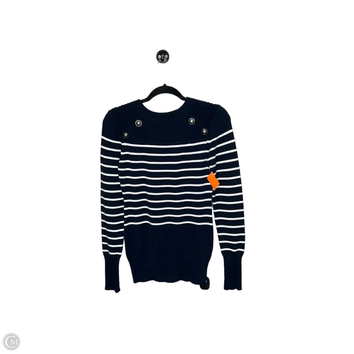 Sweater By Clothes Mentor In Navy, Size: M