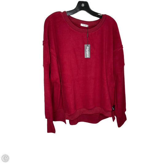 Sweatshirt Crewneck By Zeagoo In Red, Size: 2x