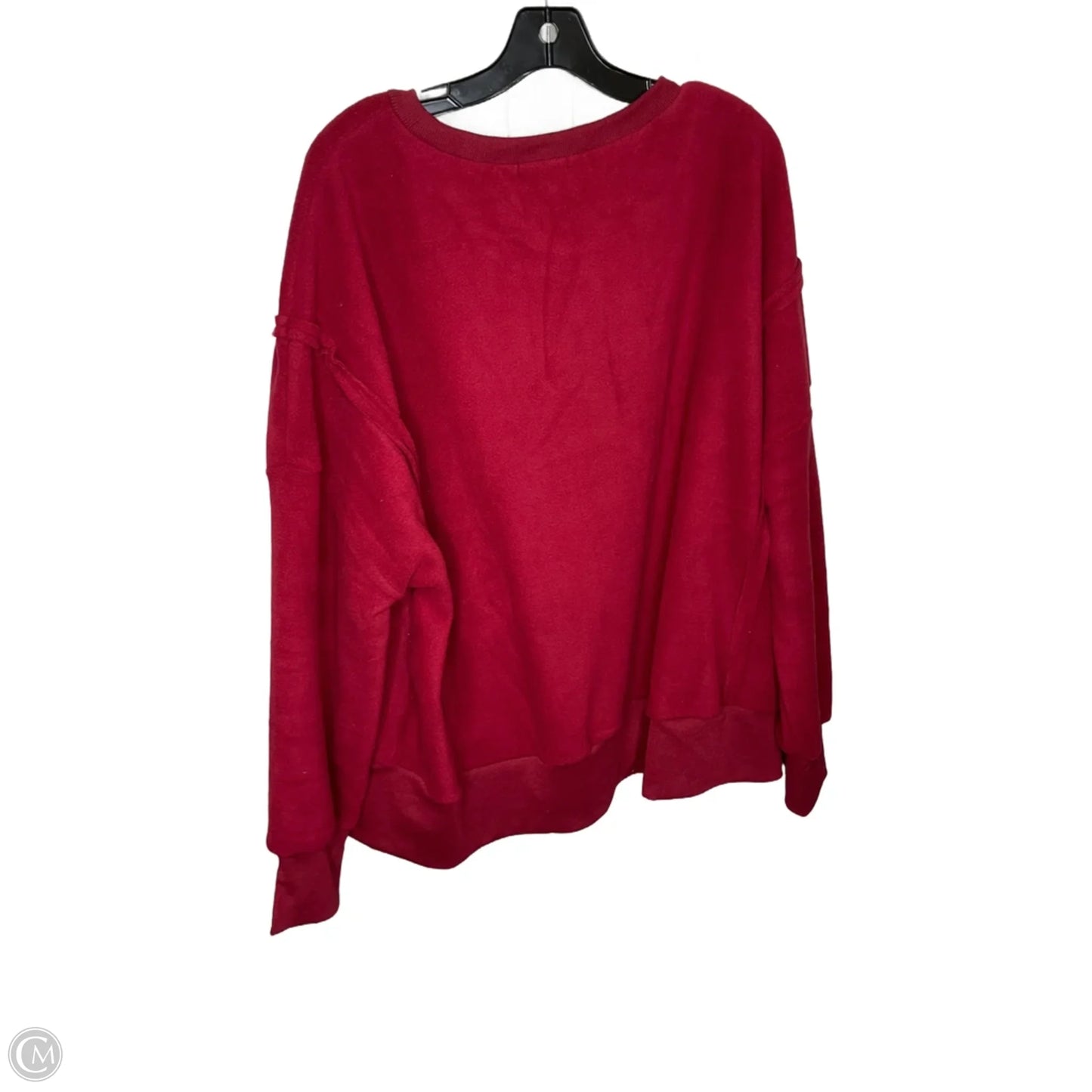 Sweatshirt Crewneck By Zeagoo In Red, Size: 2x
