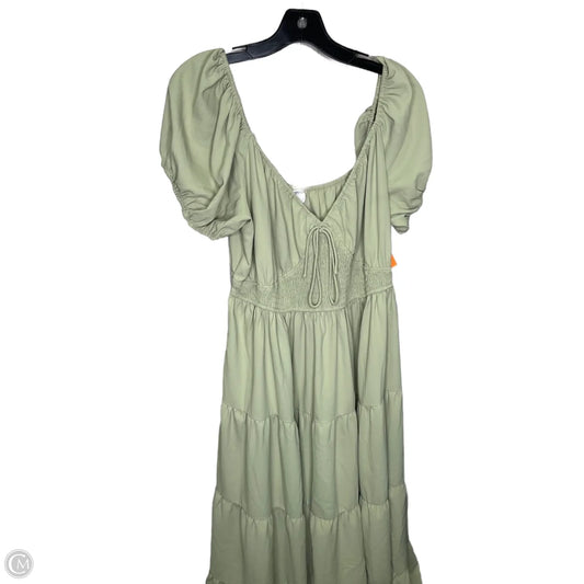 Dress Casual Maxi By Arula In Green, Size: 1x