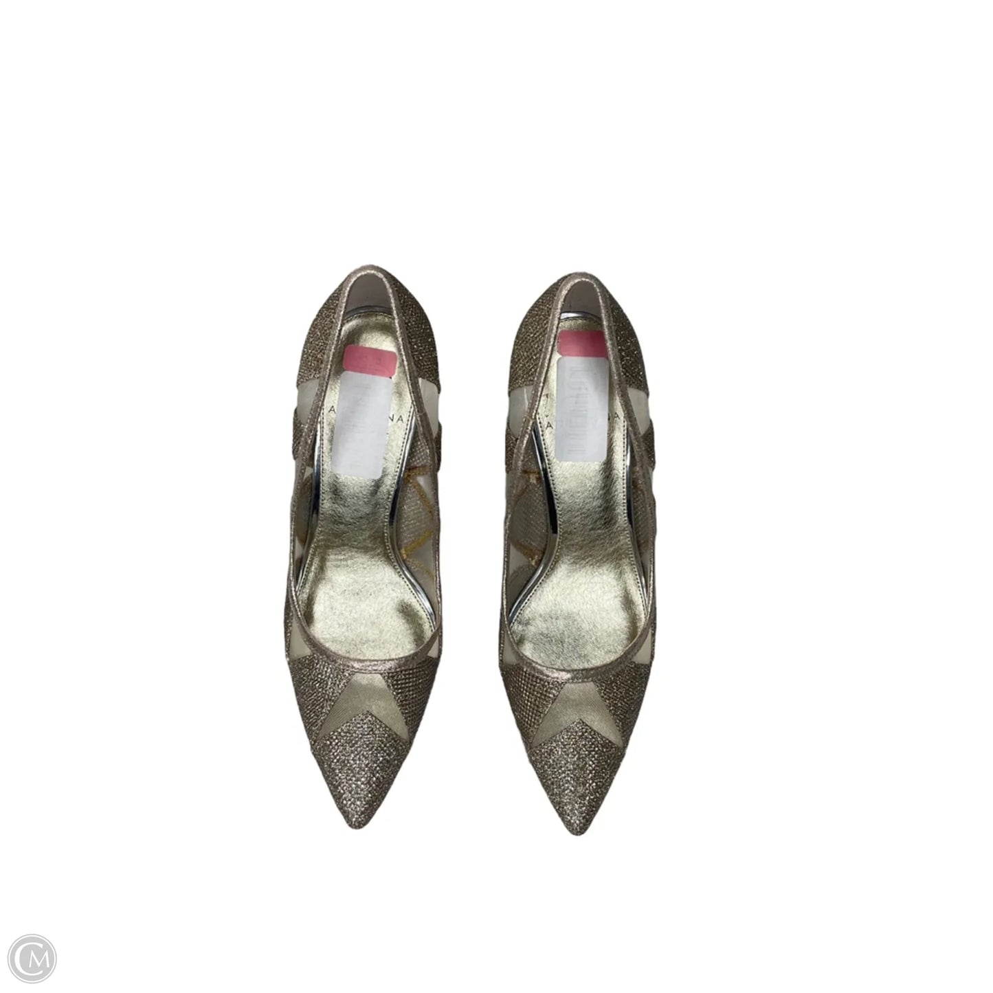 Shoes Heels Stiletto By Adrianna Papell In Gold, Size: 7