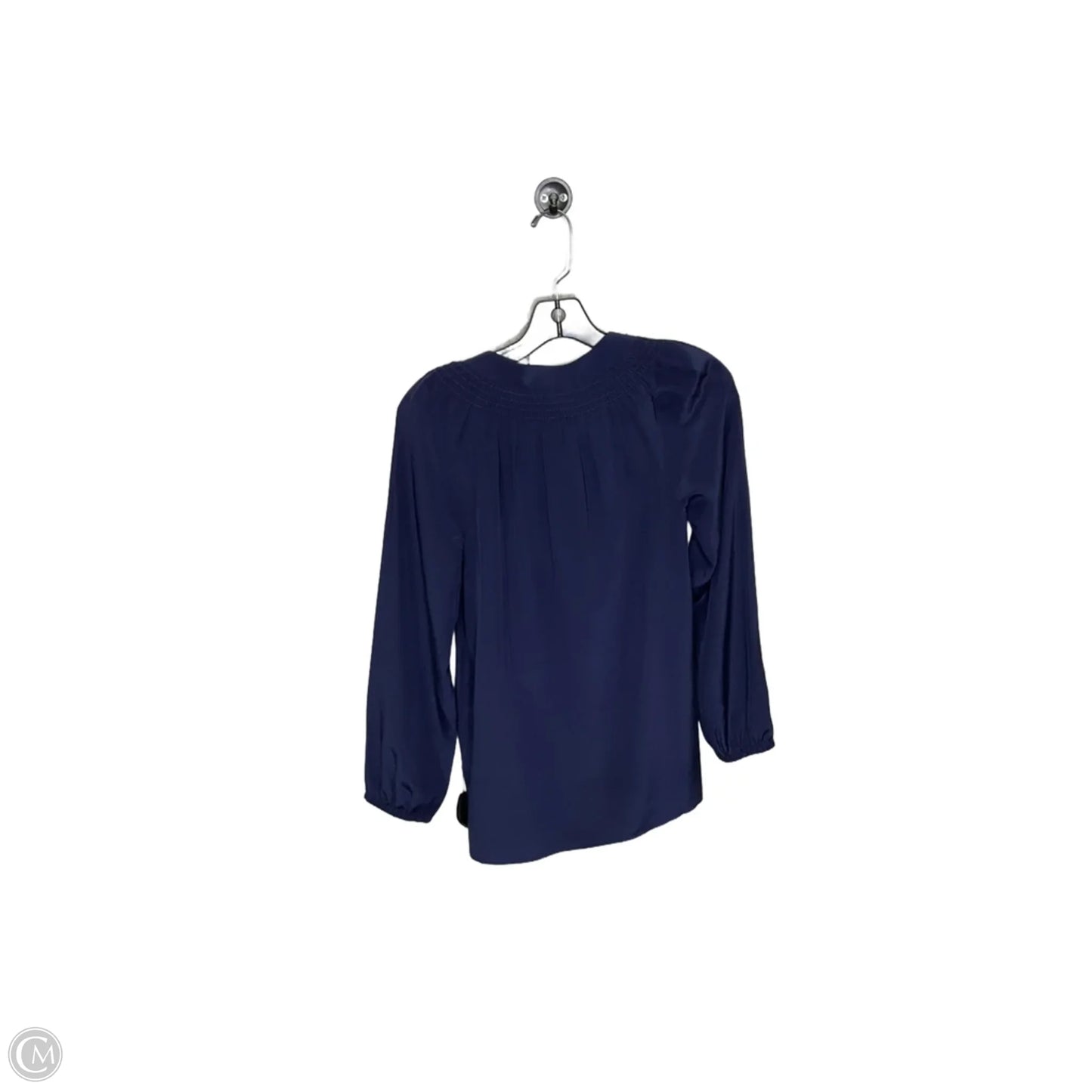 Blouse Designer By Lilly Pulitzer In Navy, Size: Xs