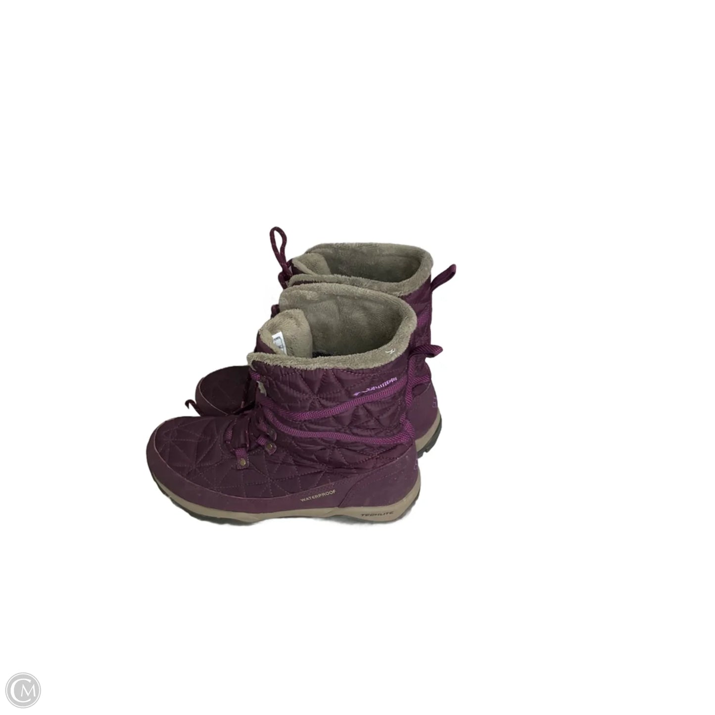 Boots Hiking By Columbia In Purple, Size: 11