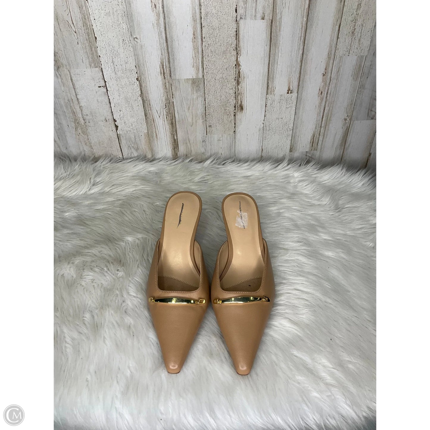 Shoes Heels Kitten By Ann Taylor In Cream, Size: 7