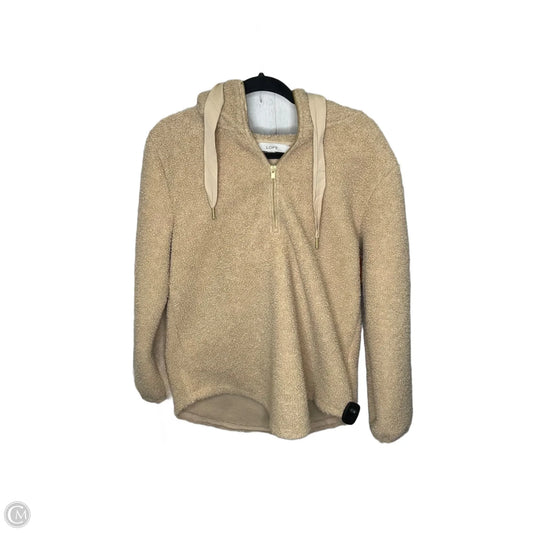 Jacket Fleece By Loft In Brown, Size: M