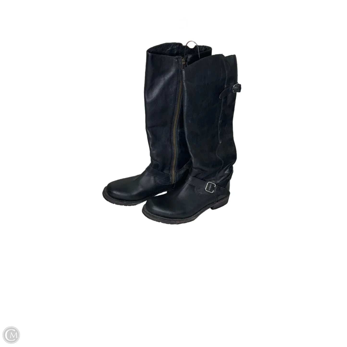 Boots Knee Heels By Cmb In Black, Size: 6.5