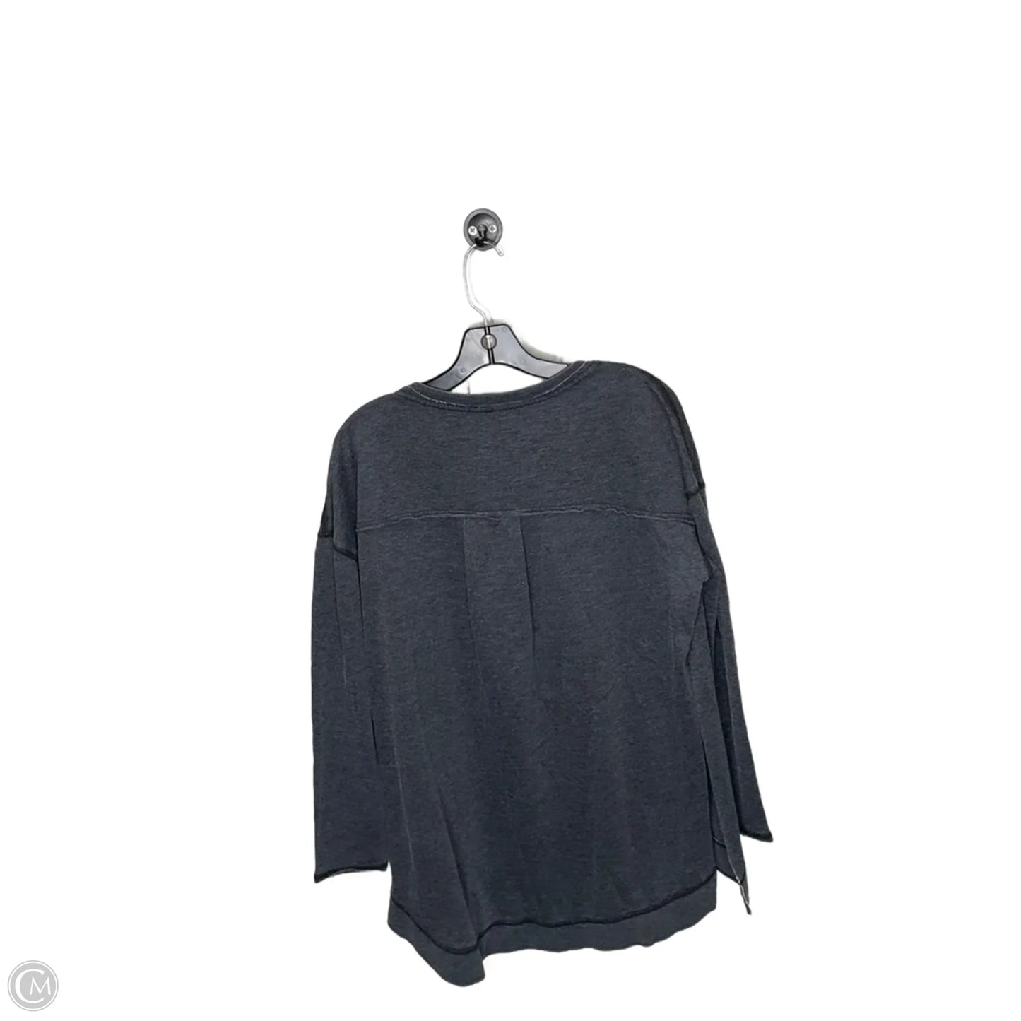 Top Long Sleeve By Z Supply In Black, Size: S