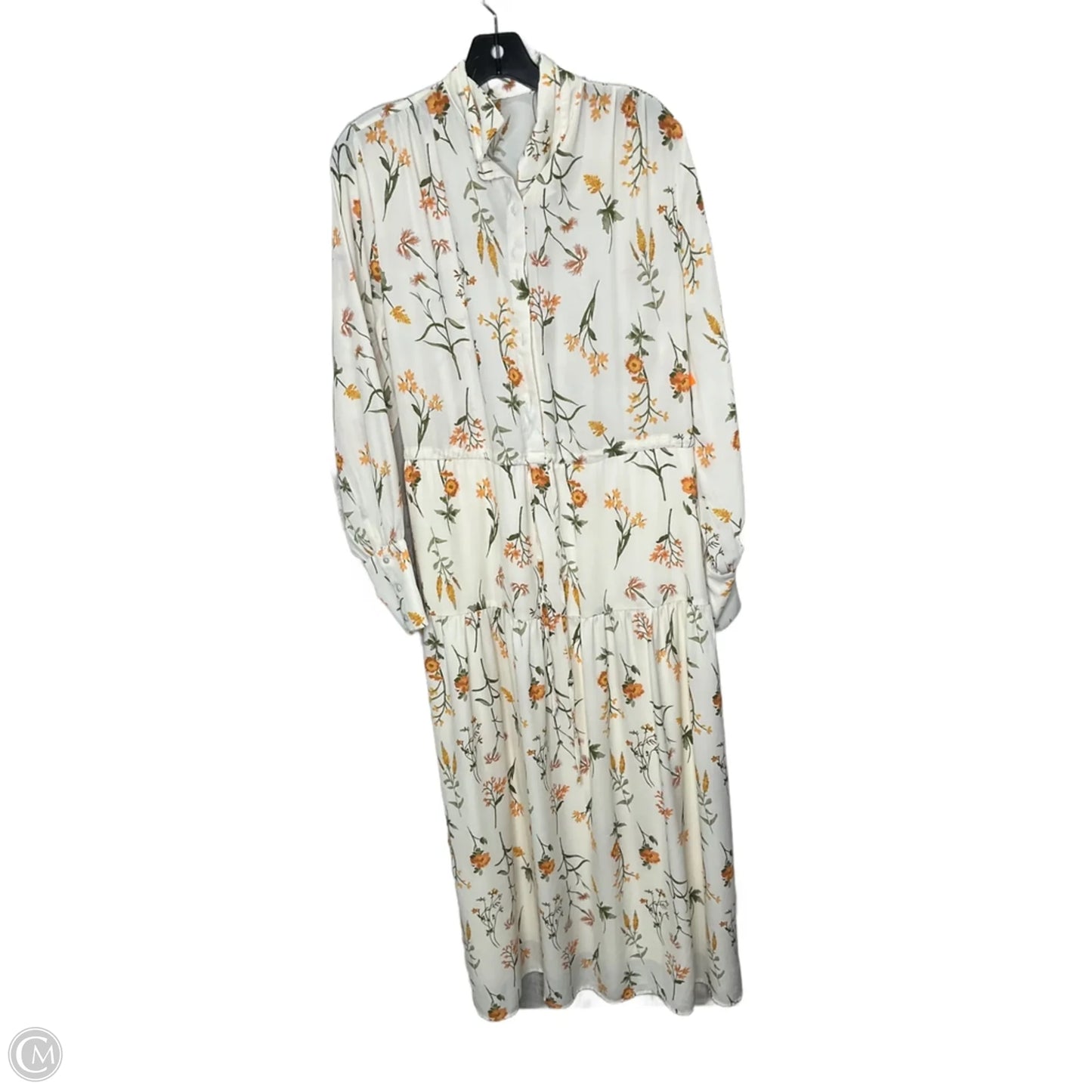 Dress Casual Maxi By Fore In Floral Print, Size: M