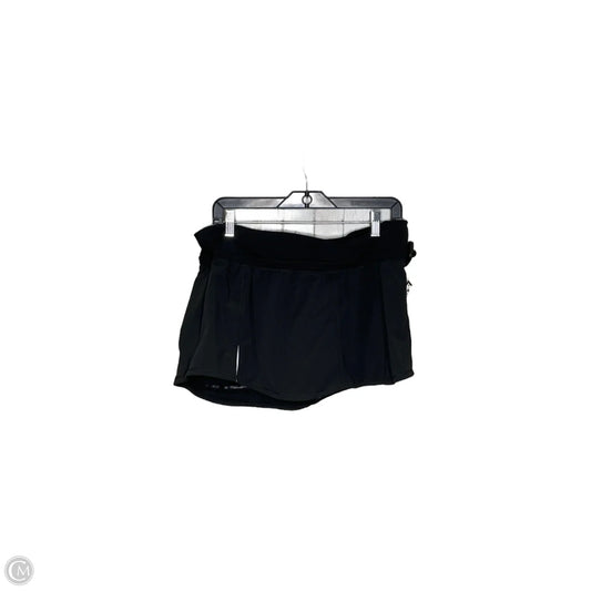 Athletic Skirt By Lululemon In Black, Size: 10