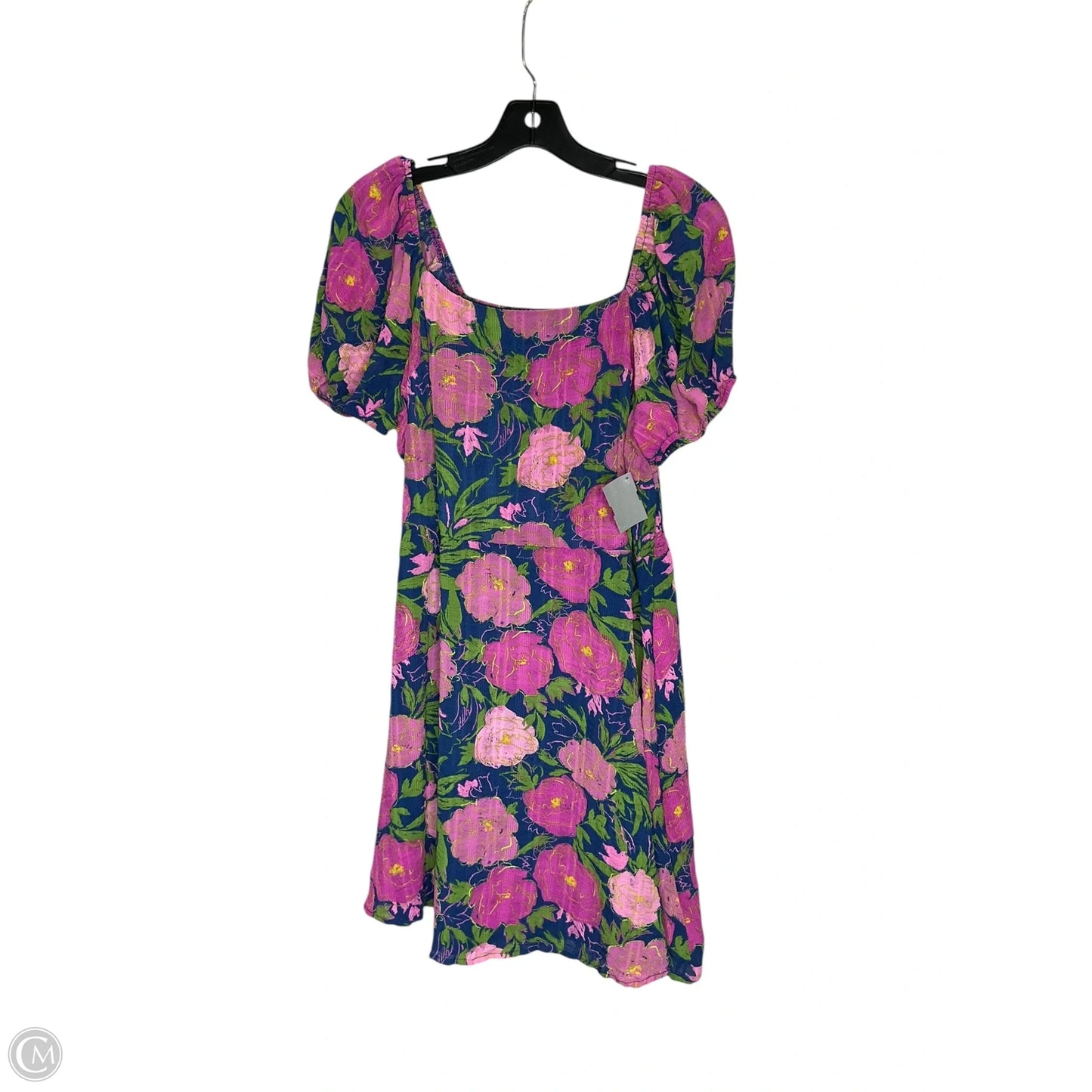 Dress Casual Short By Auw In Floral Print, Size: 2x