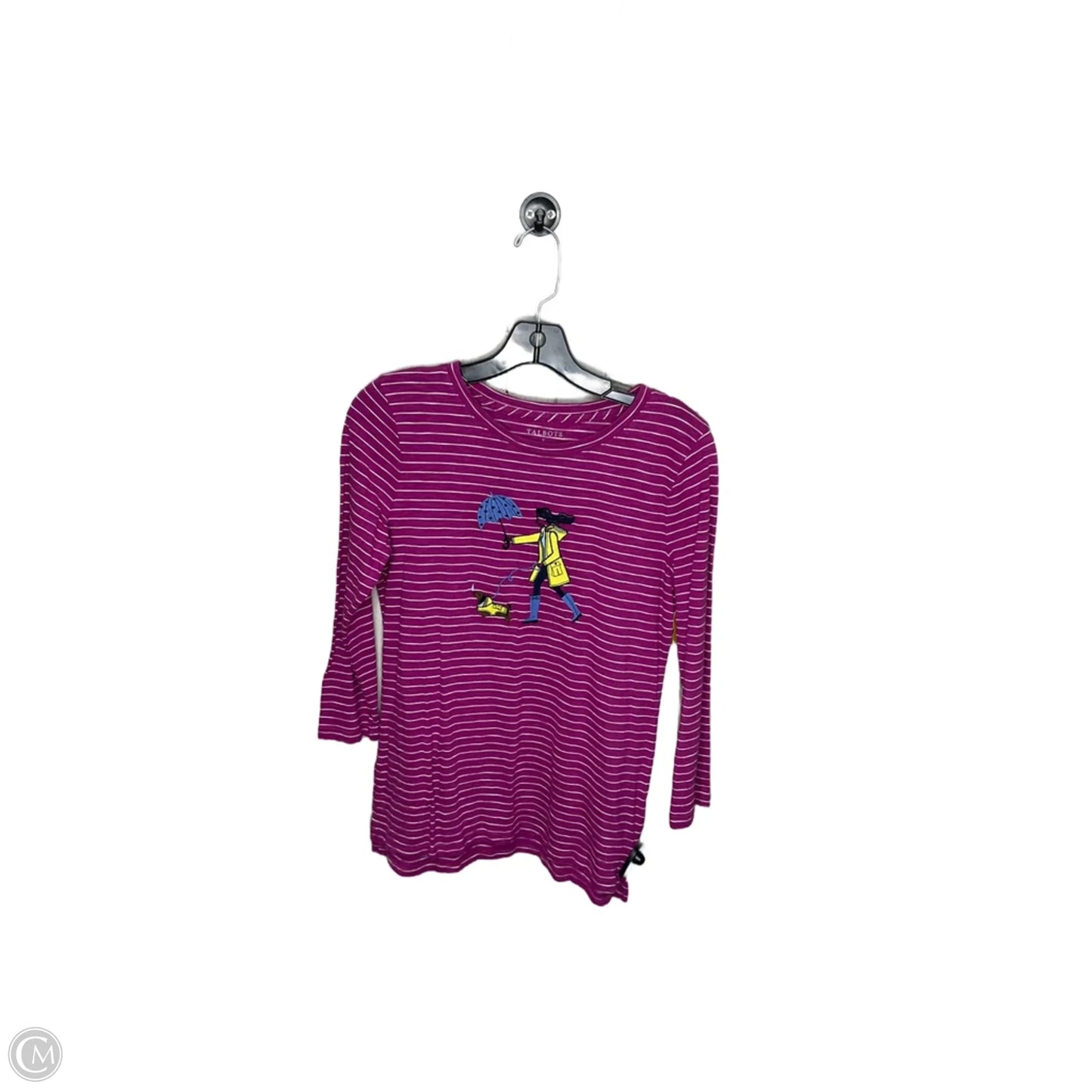 Top Long Sleeve By Talbots In Purple, Size: S