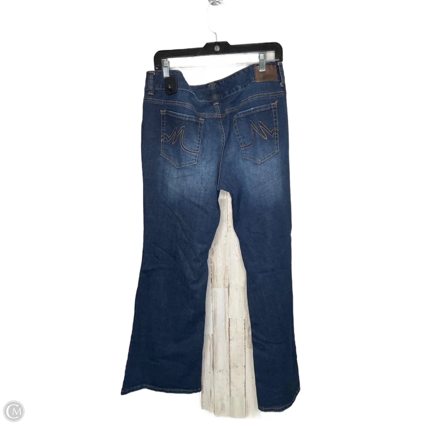 Jeans Boot Cut By Maurices In Blue Denim, Size: 16