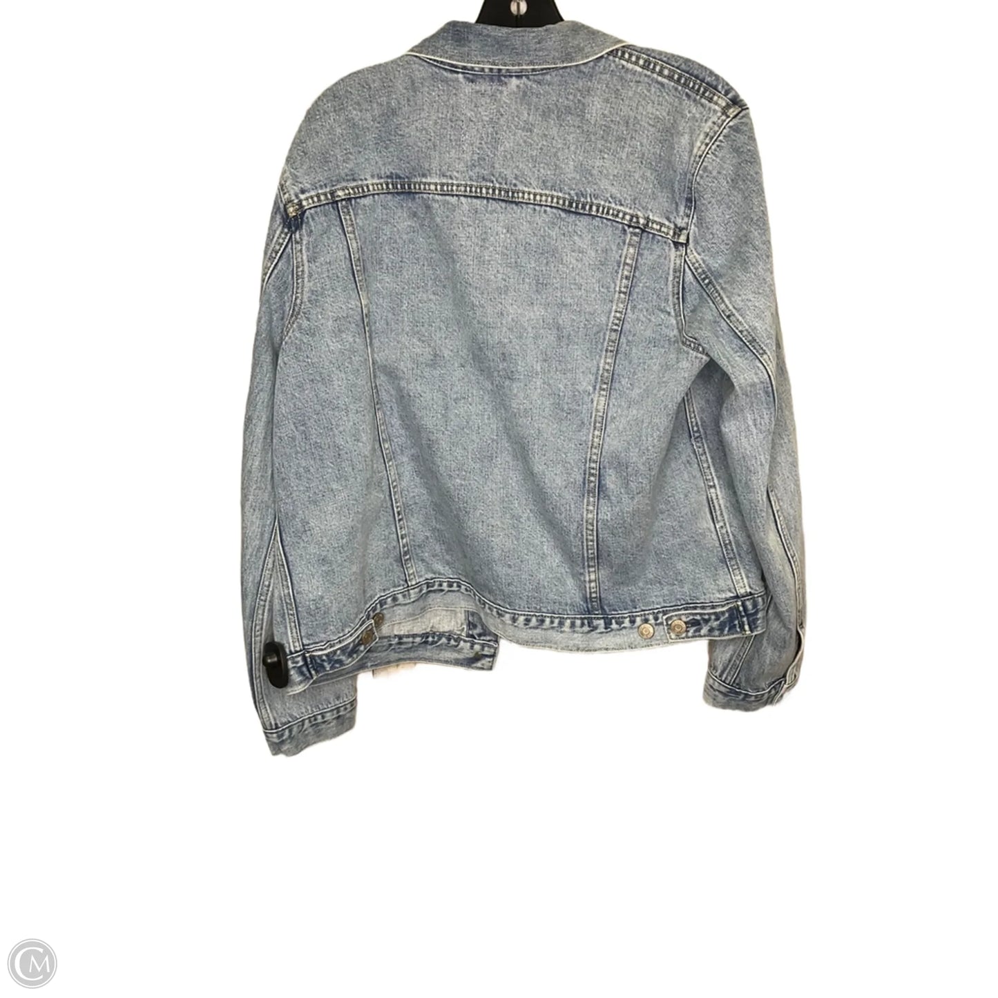 Jacket Denim By Gap In Blue, Size: Xl