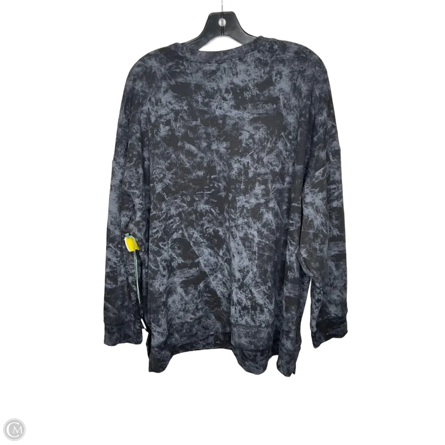 Sweatshirt Crewneck By Terra & Sky In Black, Size: 2x