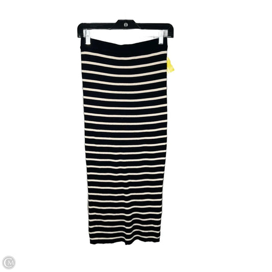 Skirt Maxi By Zara In Black & Cream, Size: S