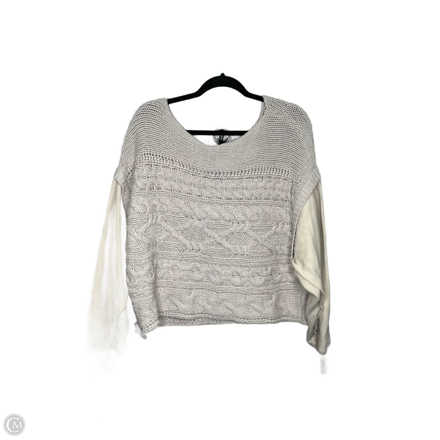 Sweater By By Together In Cream, Size: L