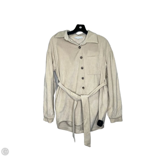 Top Long Sleeve By Hyfve In Cream, Size: S