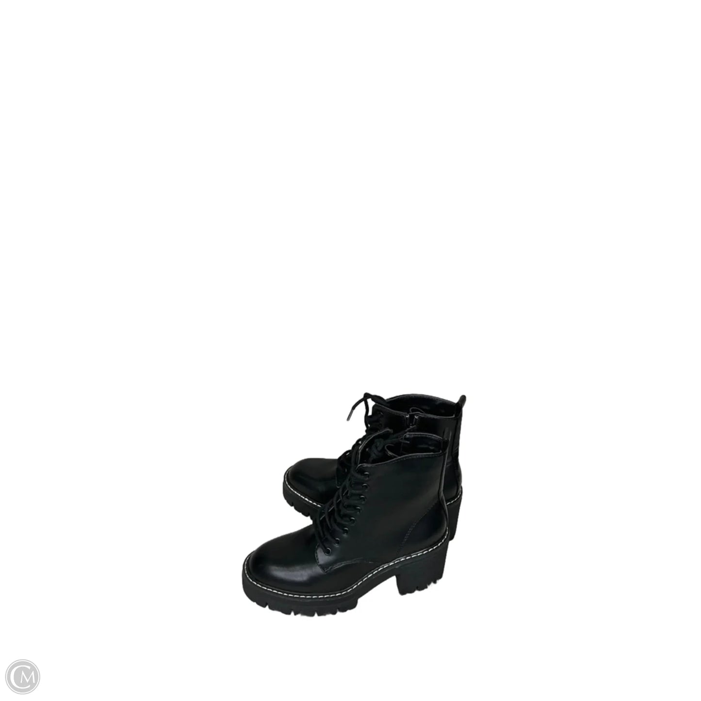 Boots Ankle Heels By Madden Girl In Black, Size: 6