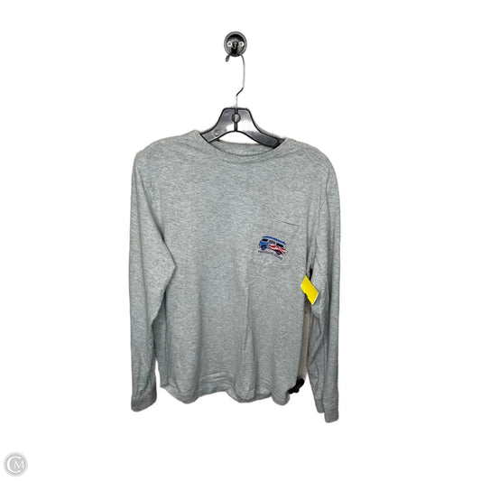Top Long Sleeve By Vineyard Vines In Grey, Size: S