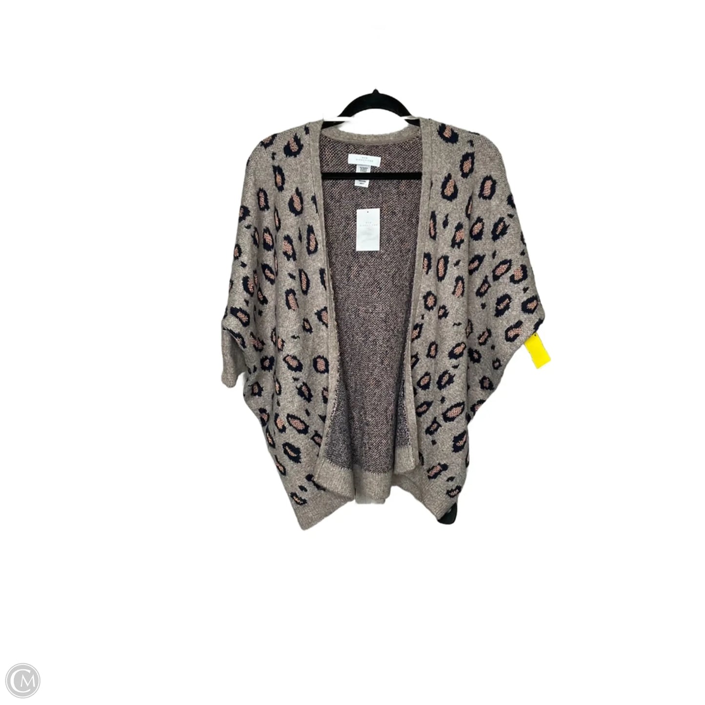 Cardigan By New Directions In Animal Print, Size: Osfm