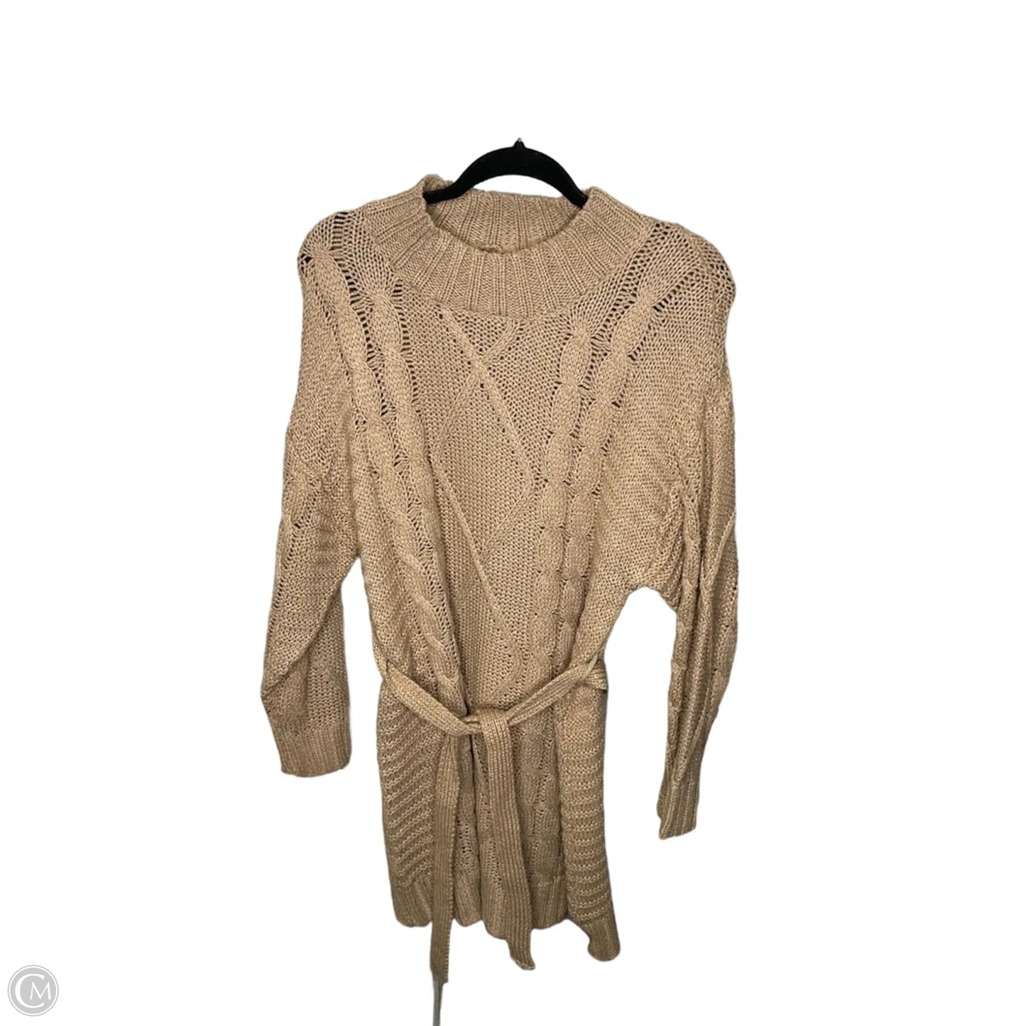 Dress Sweater By Amadi In Brown, Size: S