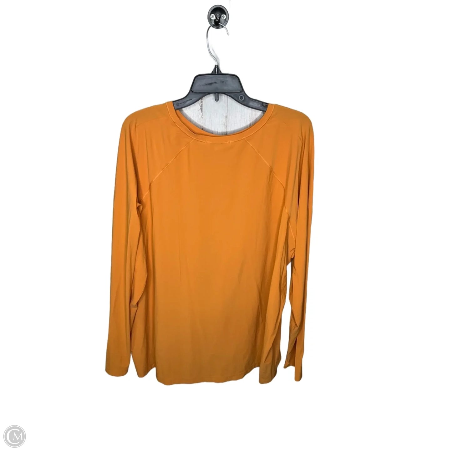 Top Long Sleeve By Athleta In Orange, Size: 3x