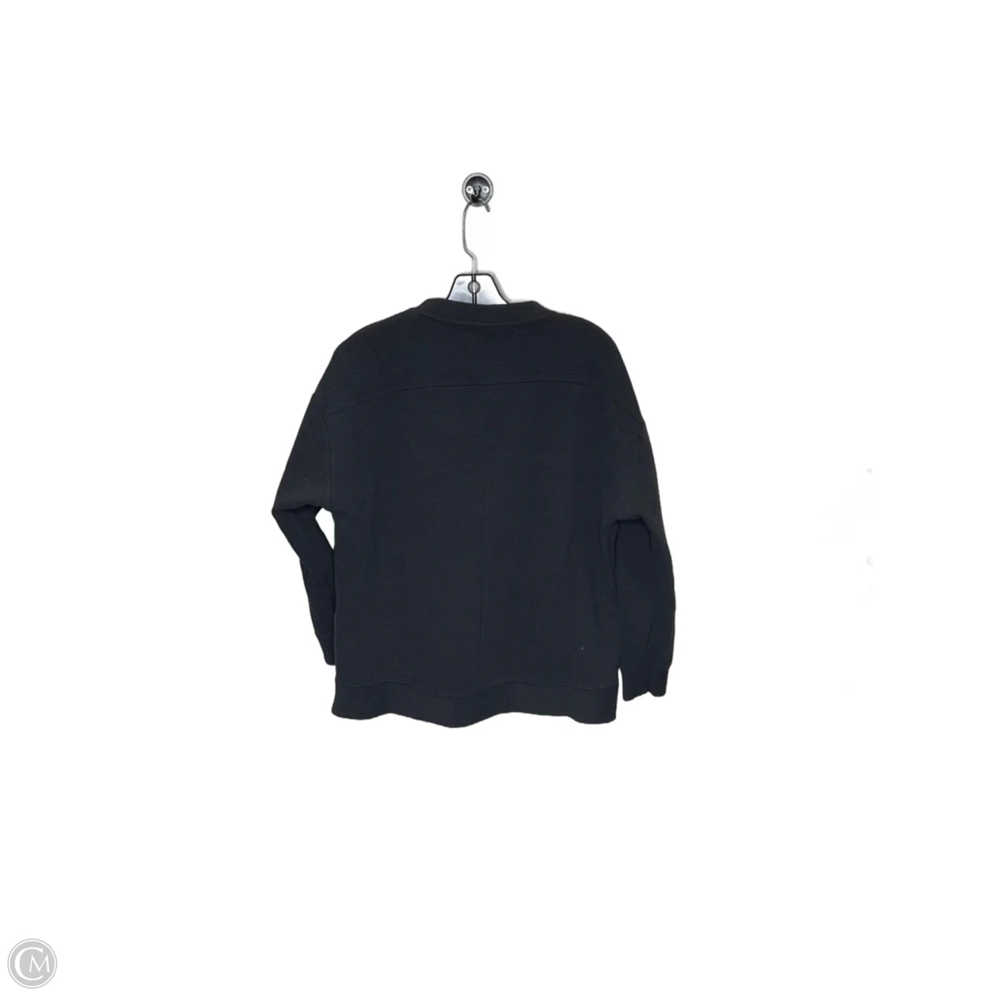 Athletic Top Long Sleeve Crewneck By Avia In Black, Size: S