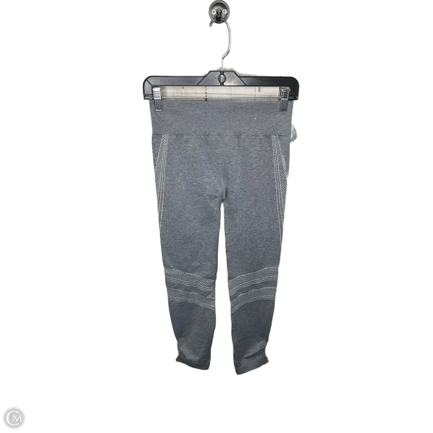 Athletic Leggings By Everlast In Grey, Size: M