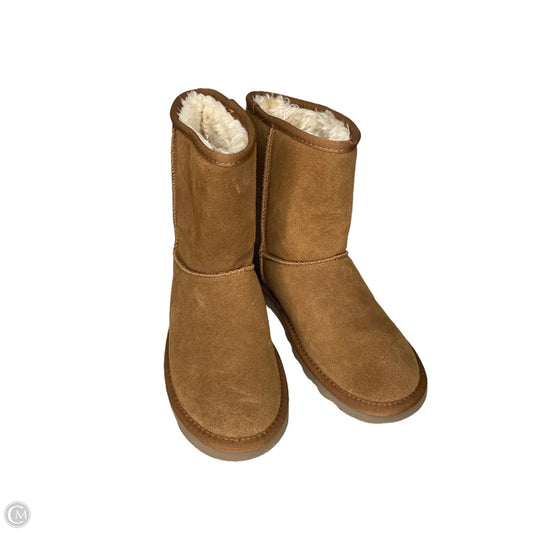 Boots Mid-calf Flats By Time And Tru In Brown, Size: 7