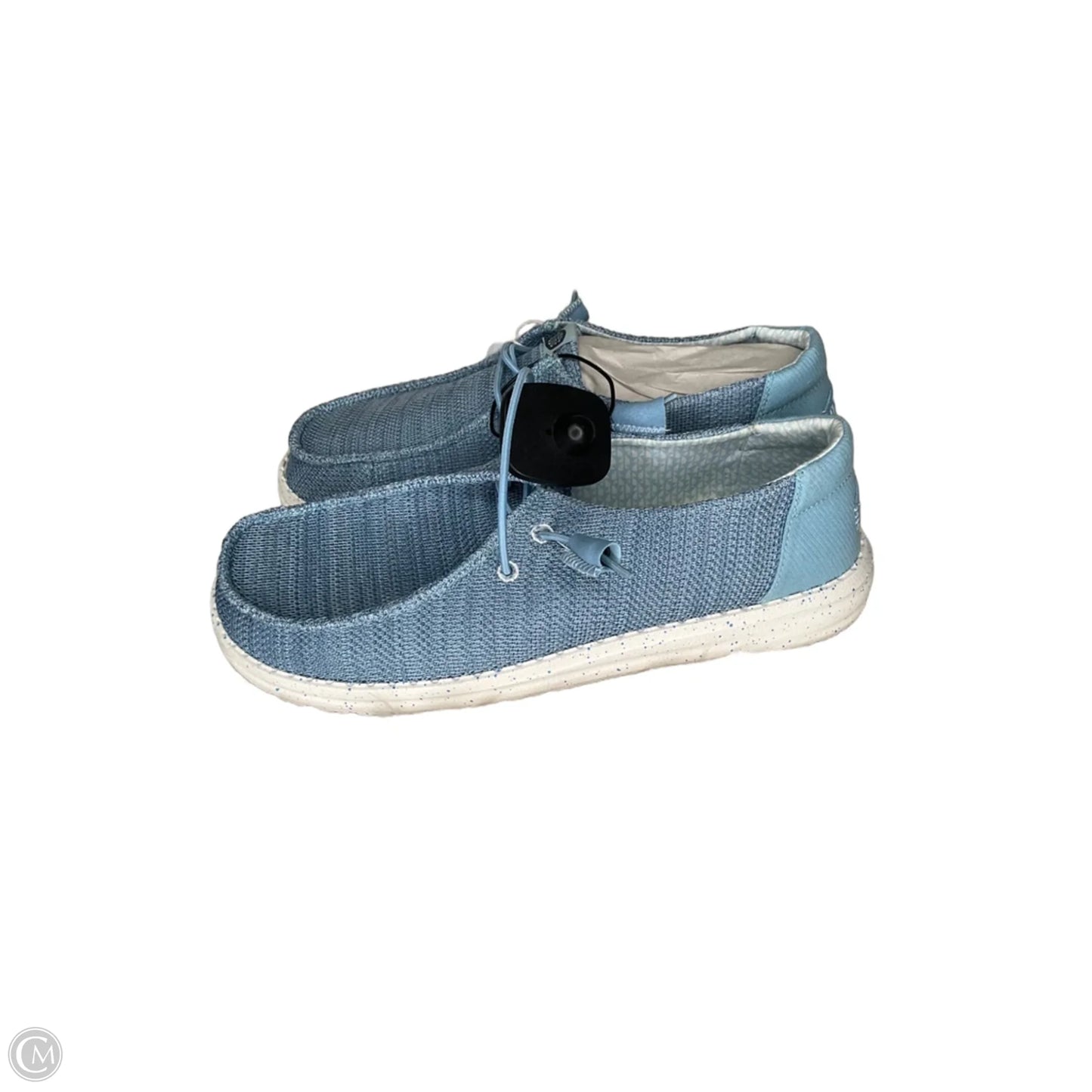 Shoes Sneakers By Hey Dude In Blue, Size: 10
