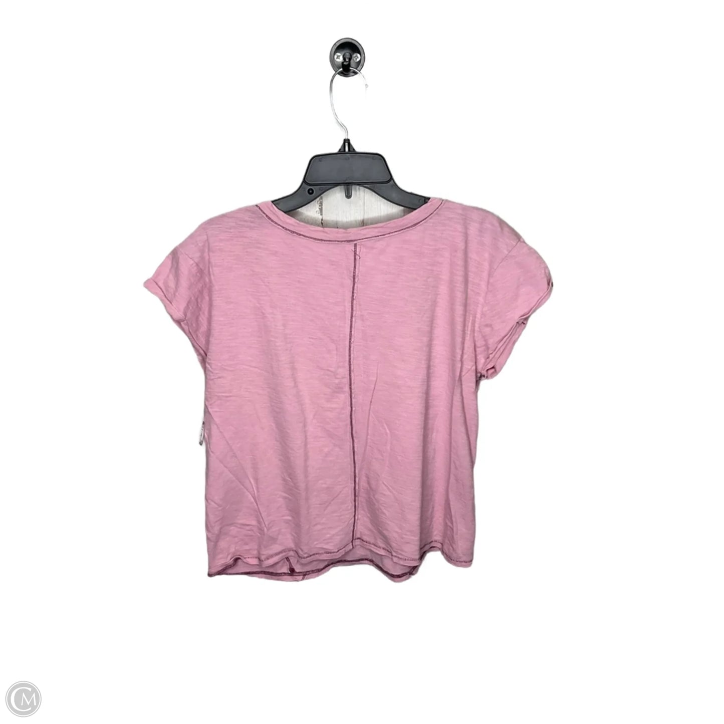 Top Short Sleeve By Pilcro In Pink, Size: M
