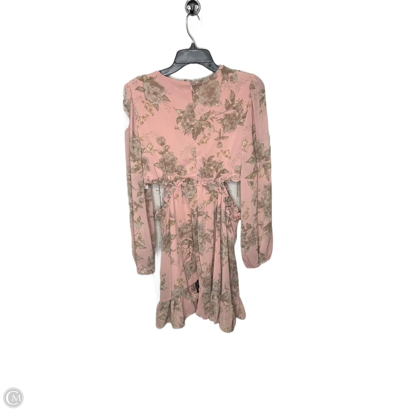 Dress Casual Midi By She + Sky In Pink, Size: L