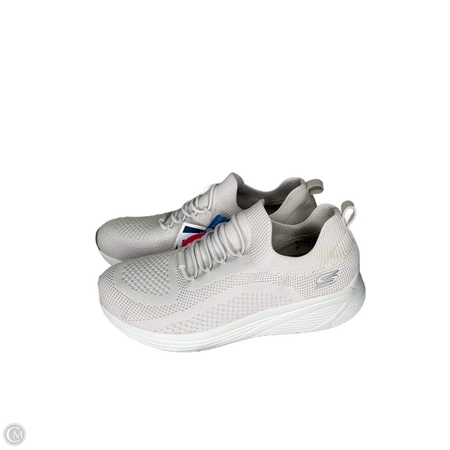 Shoes Sneakers By Skechers In Cream, Size: 9