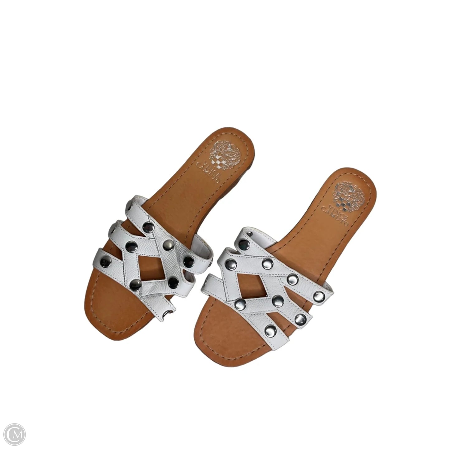 Sandals Flats By Vince Camuto In White, Size: 8