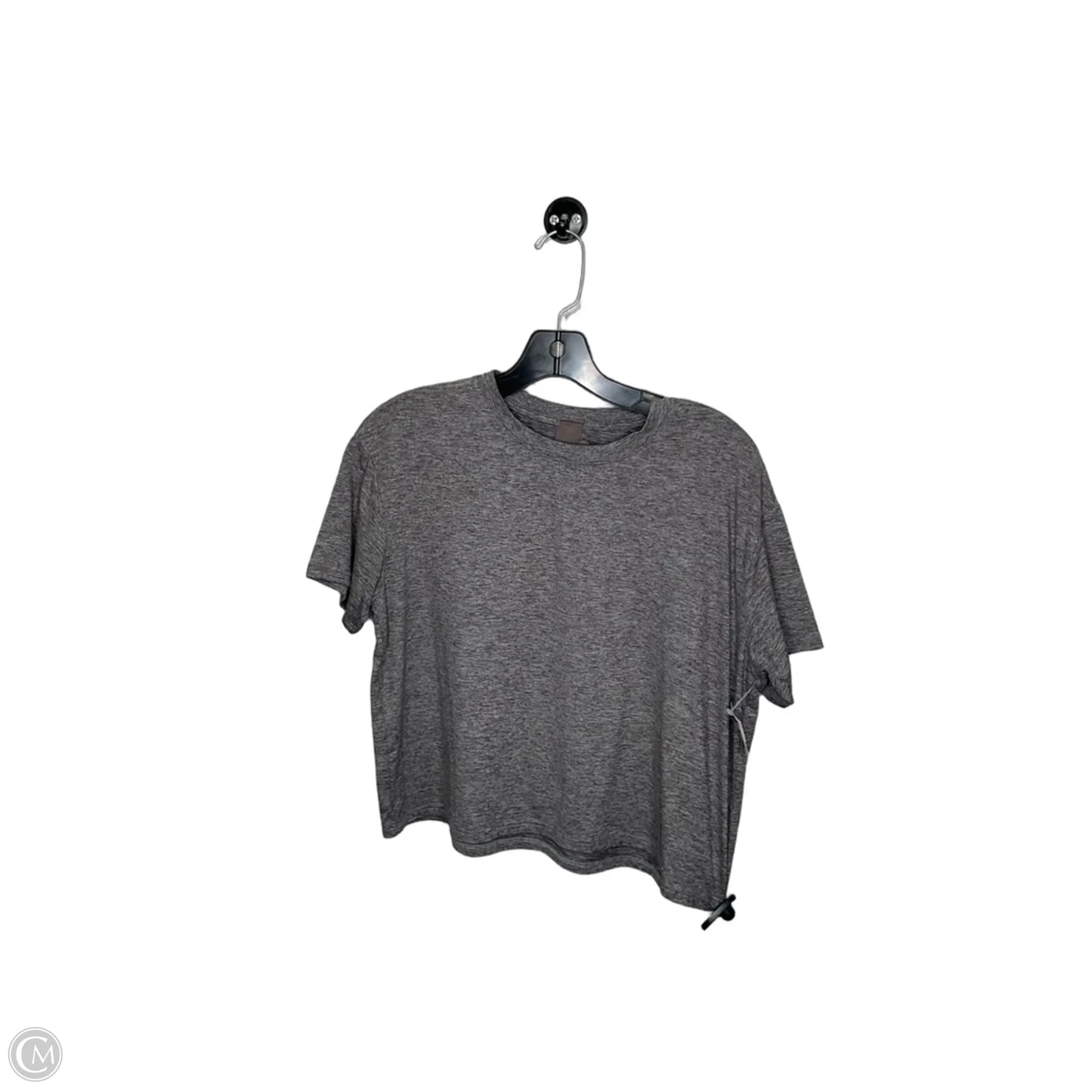 Top Short Sleeve By Clothes Mentor In Grey, Size: M