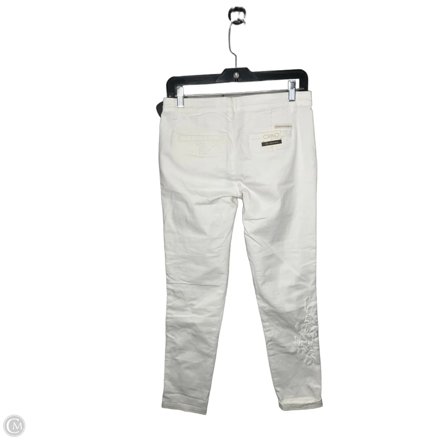 Pants Cropped By Anthropologie In White, Size: 4