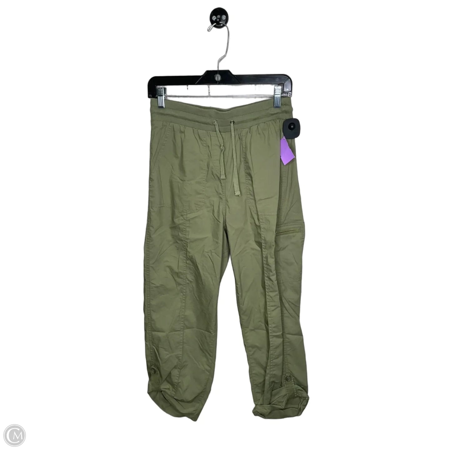 Pants Linen By Emily Daniels In Green, Size: S