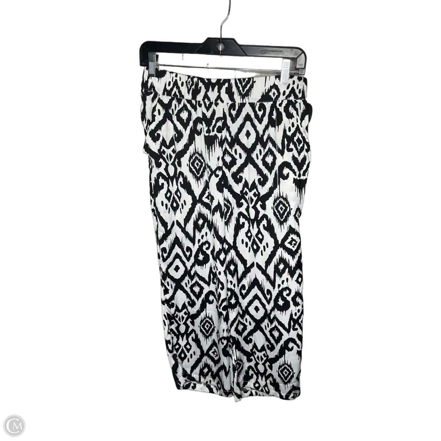 Pants Linen By Philosophy In Black & White, Size: Sp