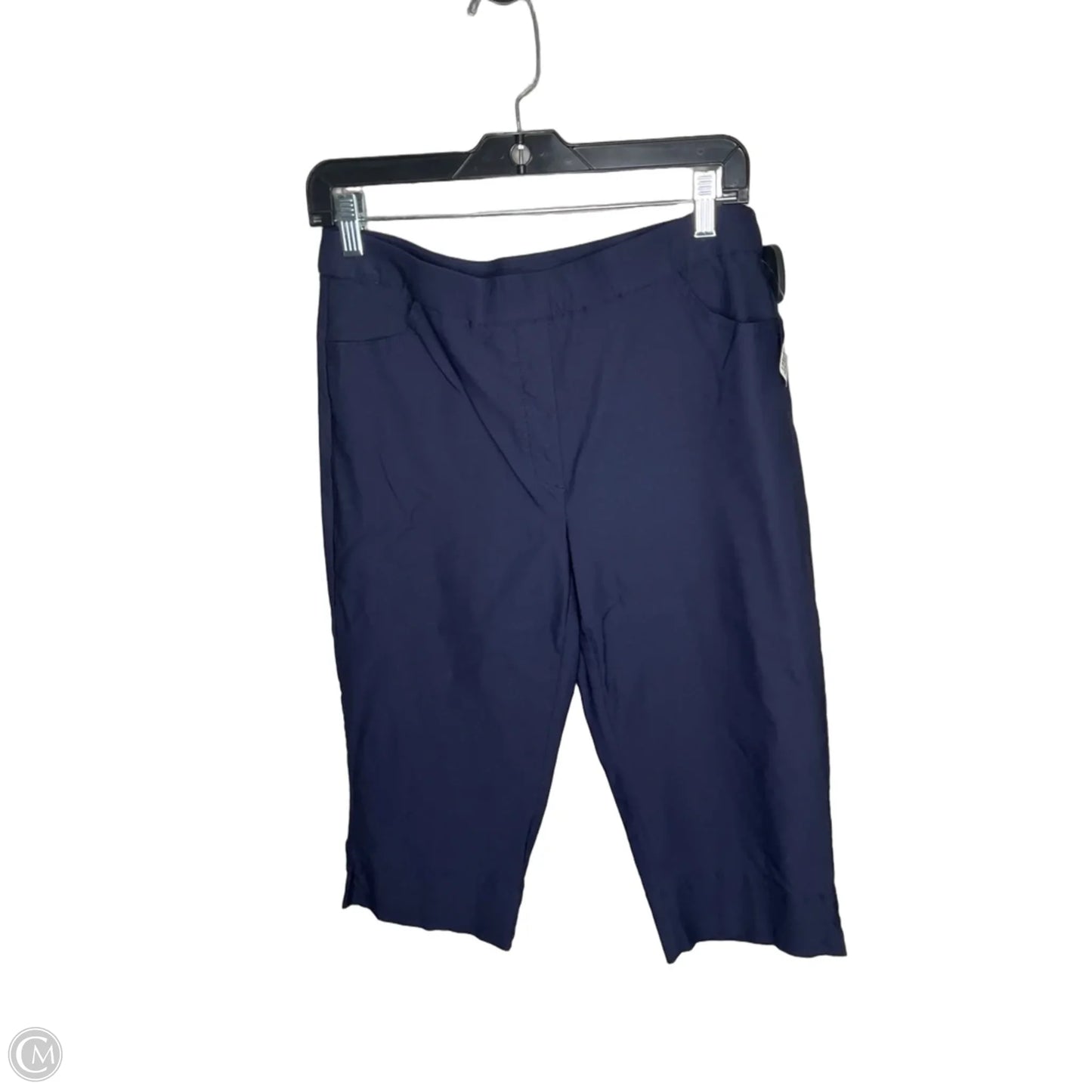 Pants Cropped By Alfred Dunner In Navy, Size: 6p