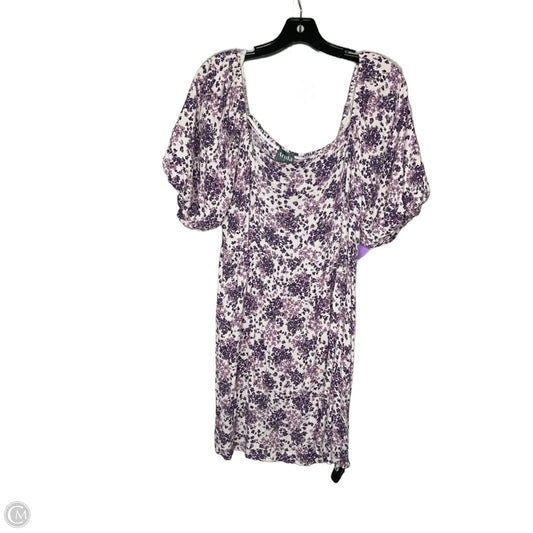 Dress Casual Short By Arula In Floral Print, Size: Xl