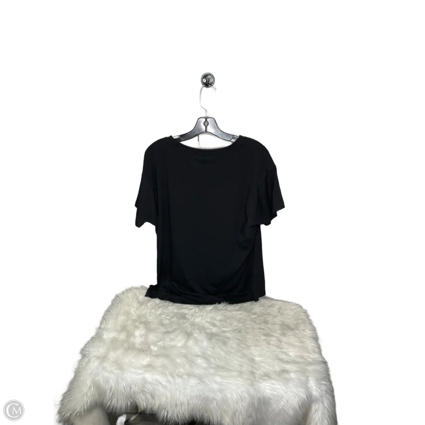 Top Short Sleeve By Lou And Grey In Black, Size: Xs