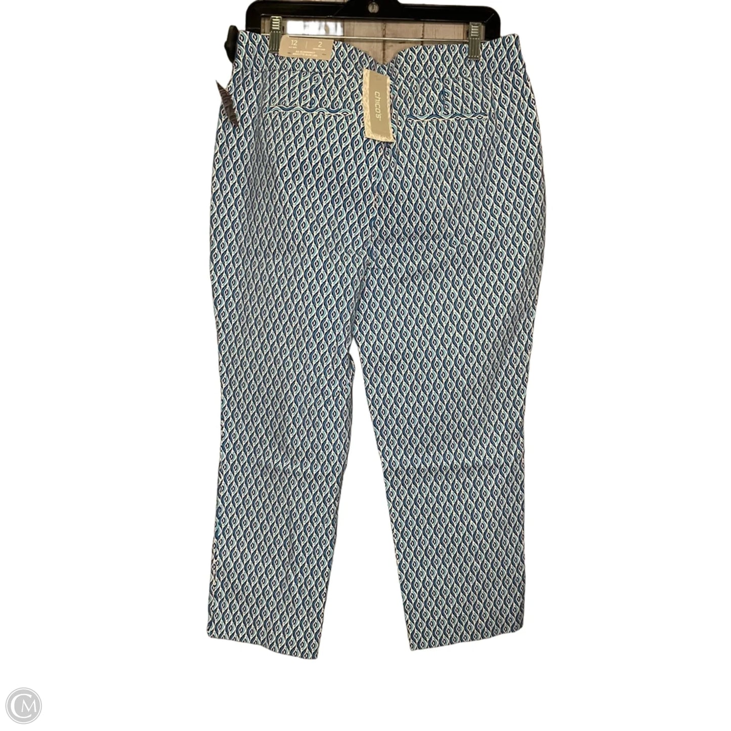 Pants Cropped By Chicos In Blue, Size: 12